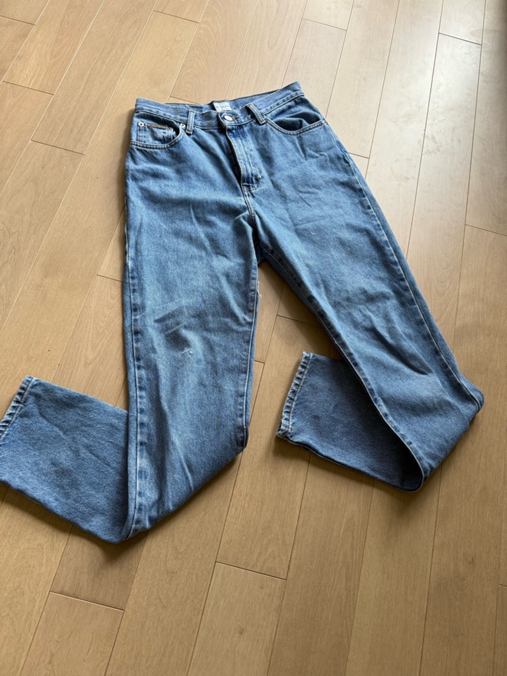 Calvin Klein Jeans Light Blue Straight Leg Women's Jeans